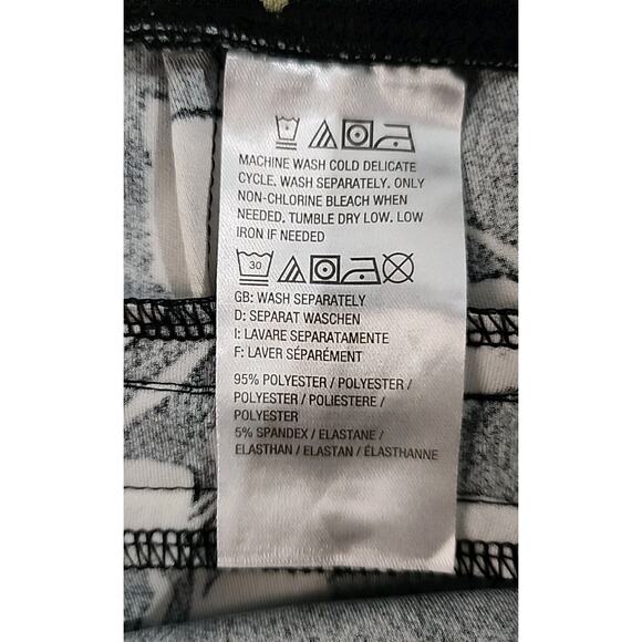 Isaac Mizrahi Petite Size Medium Pants Wide Leg Floral Printed Pebble Palazzo - Picture 4 of 9